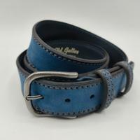 Cintura uomo Nabuk da 4 cm Cucita 