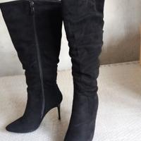 Stivali donna in camoscio