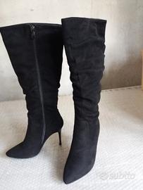 Stivali donna in camoscio