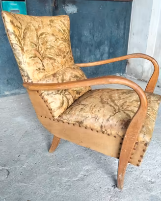 poltrona modernariato  stile art-deco'