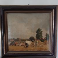 dipinto olio su compensato, Antonio Privitera 