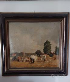 dipinto olio su compensato, Antonio Privitera 