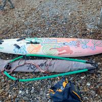 Tavola windsurf, 4 vele e boma