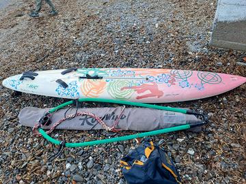 Tavola windsurf, 4 vele e boma