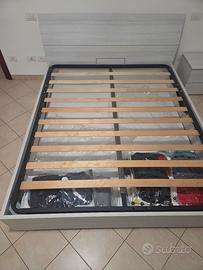 Letto contenitore matrimoniale senza materasso