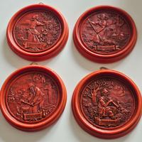 Placche decorative 4 stagioni