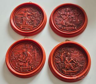 Placche decorative 4 stagioni