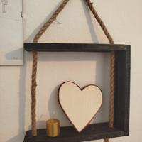 Mensola legno corda hobby creatività Mountain-art