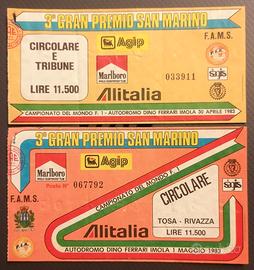 Biglietti Gran Premio San Marino