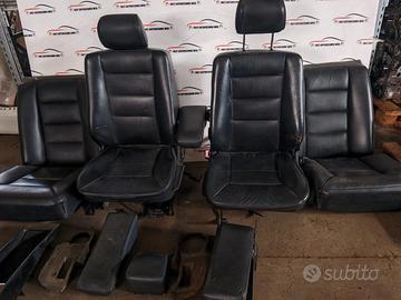 Kit sedili in pelle nera Mercedes w124 ce coupé