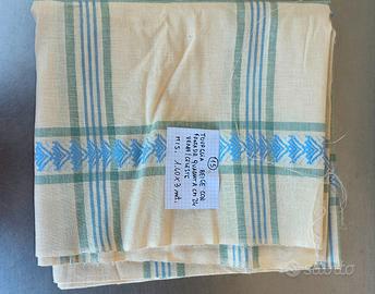 Tovaglia vintage corredo puro cotone fantasia(15)