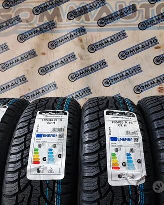 4 pneumatici nuovi 185 55 15 uniroyal 4 stagioni