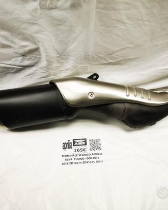 TERMINALE SCARICO ORIGINALE APRILIA RSV4 TUONO 100
