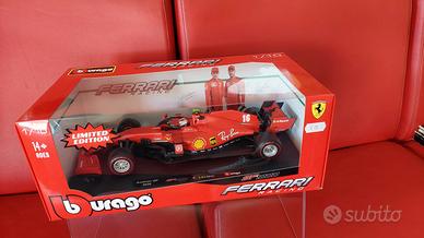 Burago Ferrari Austrian GP 2020 Leclerc Scale 18