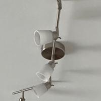 Lampada a soffitto moderna con 5 faretti