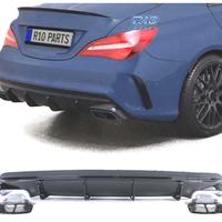 DIFFUSORE MERCEDES CLA C117 16-19 AMG NERO LUCIDO 