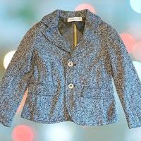 Giacca bimbo in cotone spigato grigio  Manuel Ritz