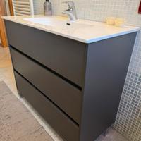Mobile bagno 100 × 47 con 3 cassetti