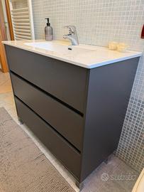 Mobile bagno 100 × 47 con 3 cassetti