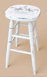 sgabello alto shabby 