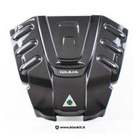 Cover motore in carbonio per Alfa Giulia Q.V.