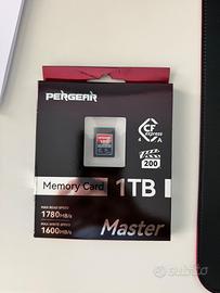 Scheda memoria Pergear 1TB CFexpress Tipo A NUOVA