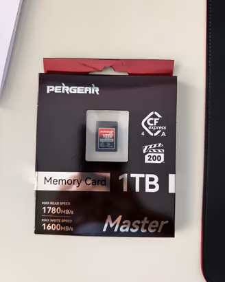 Scheda memoria Pergear 1TB CFexpress Tipo A NUOVA