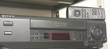 VIDEOREGISTRATORE LETTORE VHS SONY ALTA QUALITA'+T