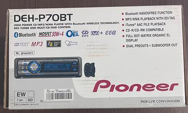Autoradio PIONEER DEH-P70BT FULL SET