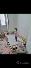 Letto montessori con il materasso