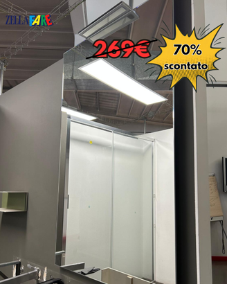 specchio lumi 70x117 con luce