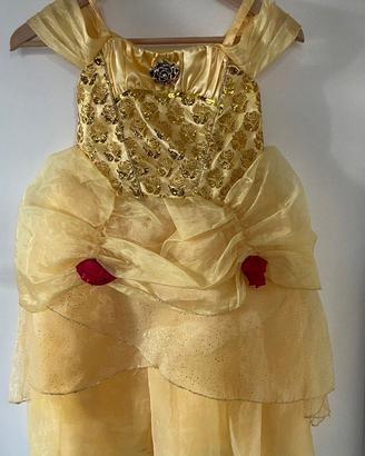 Carnevale bambina "La Bella e la Bestia"