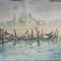 acquarello soggetto " Venezia "