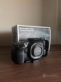 Blackmagic Pocket Cinema Camera 4k con Rig Cage