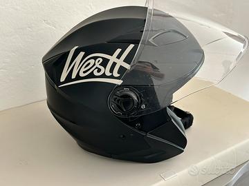 Casco Jet westt nero opaco taglia L