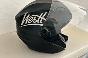 Casco Jet westt nero opaco taglia L