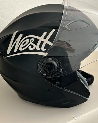 Casco Jet westt nero opaco taglia L