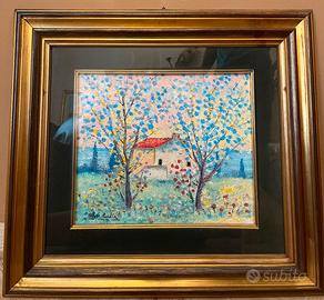 Dipinto Olio su tela "Michele Cascella " 