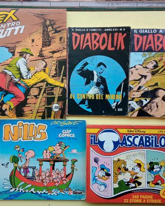 Fumetti anni '80 a partire da 25 cent. l'uno