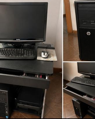  PC  HP computer monitor scrivania computer 