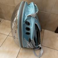 Zaino trasportino per gatti e piccoli cani