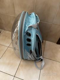 Zaino trasportino per gatti e piccoli cani