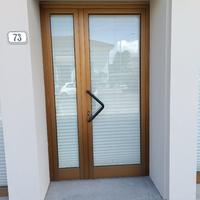 Porta esterna allum. anodizz vetro antisfondamento