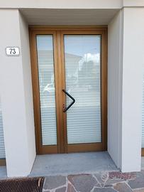 Porta esterna allum. anodizz vetro antisfondamento