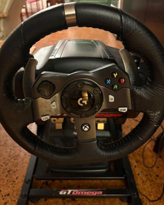 Volante Logitech G920 per Xbox con supporto
