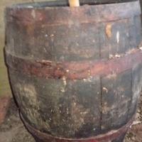 botte in legno aceto/vino antica 