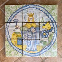 Mattonella riggiola S. Agata Patrona di Catania