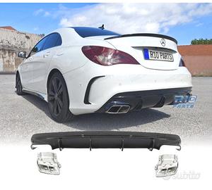 DIFUSORE MERCEDES CLA W117 16-18 LOOK CLA45 NERO L