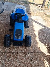 Trattore + rimorchio a pedali + Bici senza pedali