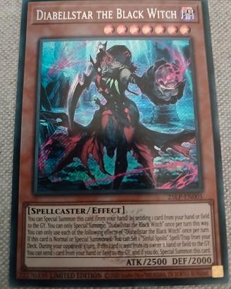 Diabellstar la strega nera yu-gi-oh WC2025 stamped